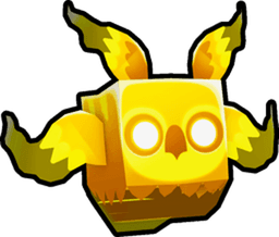 Shiny Golden Specter Owl Pet