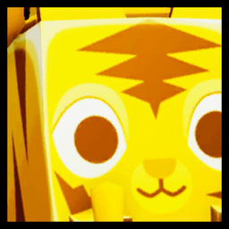 Golden Huge Jetpack Tiger Pet
