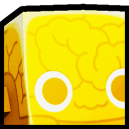 Golden Huge Brain Pet
