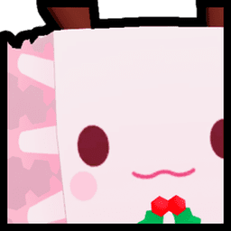 Rainbow Huge Reindeer Axolotl Pet