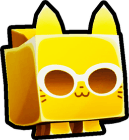 Shiny Golden Clout Cat Pet