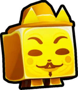 Shiny Golden Masked Fox Pet