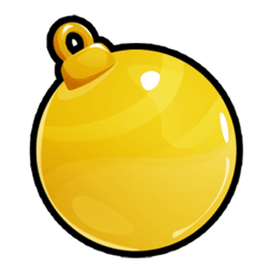 Gold Christmas Ornament