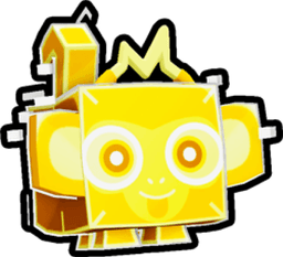 Shiny Golden Holographic Monkey Pet