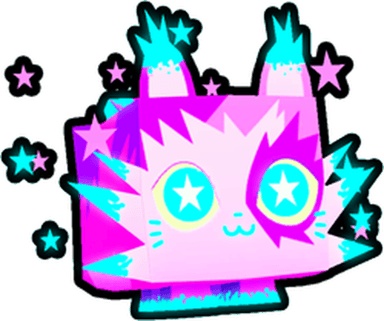 Neon Twilight Cat