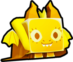 Shiny Golden Princess Dragon Pet