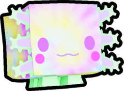 Tiedye Axolotl Pet