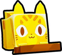 Shiny Golden Keyboard Cat Pet